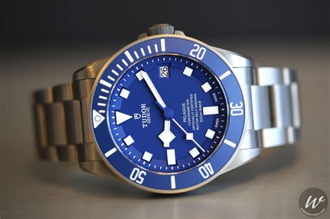 tudor style black dial|tudor watch blue face.